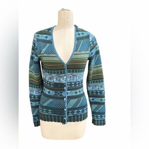 Kenzo Jungle Vintage pattern cardigan size medium